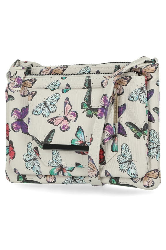 Demi Anti Theft Womens Crossbody Bag Compact RFID Purse Credit Card Wallet