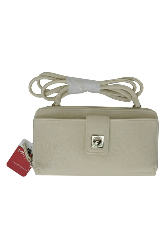 Mundi Women's Soft Zippered Organizer Purse Wallet With Tab