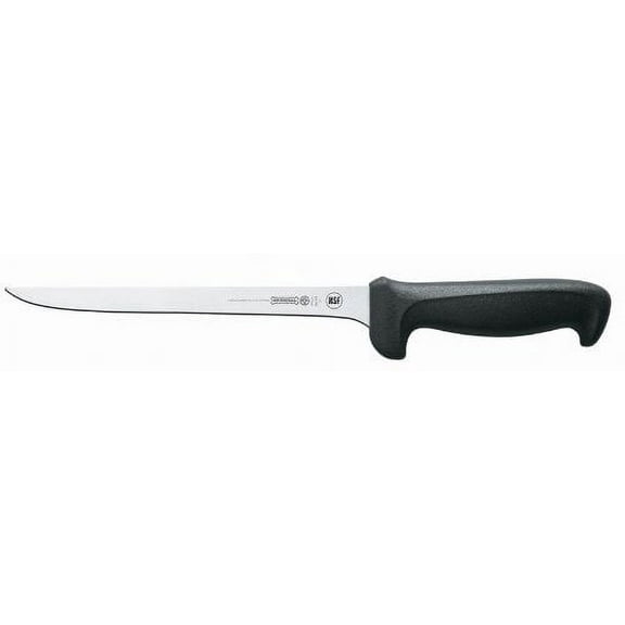 Mundial 5614-8 Black Handled 8" Narrow Stiff Fillet Knife