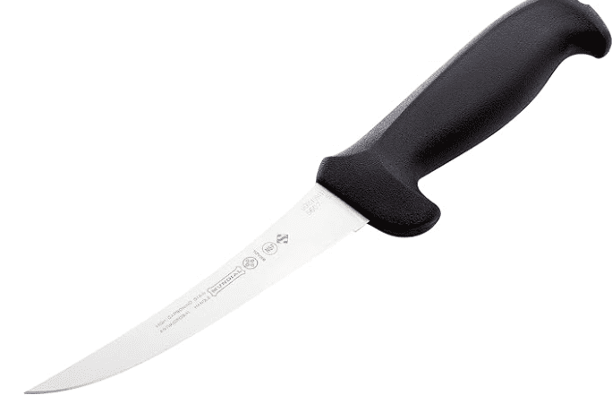 Mundial Curved Semi-Stiff Boning Knife, 5 inch Black