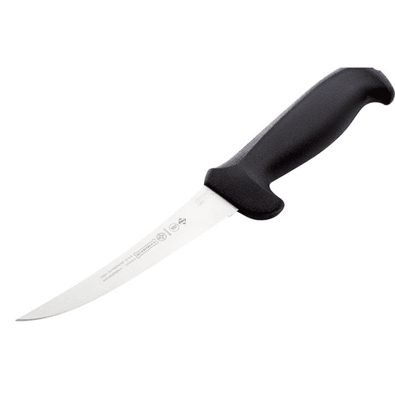 Mundial Curved Semi-Stiff Boning Knife, 5 inch Black