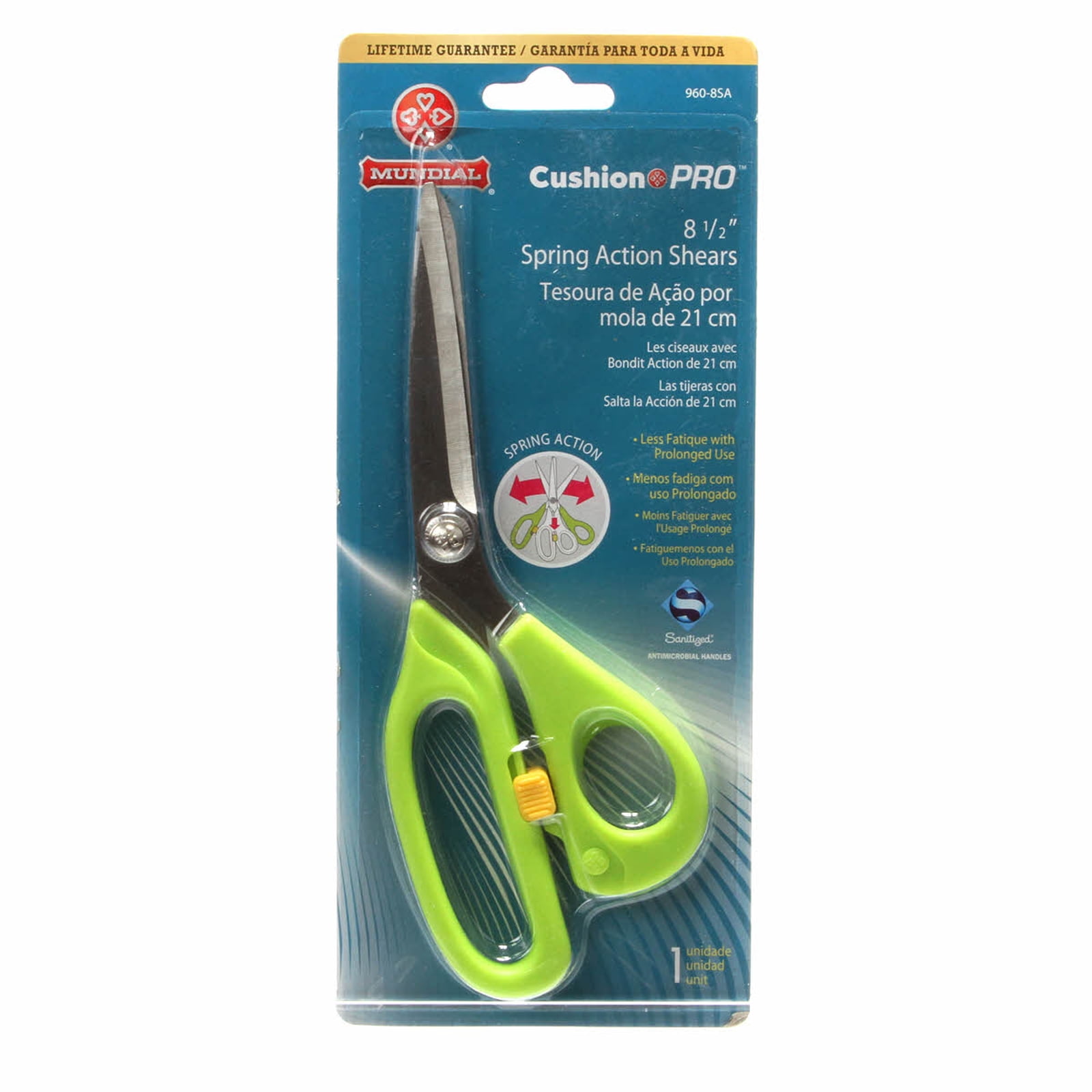 Mundial Cushion Pro 8 1/2 Inch Spring Action Shears