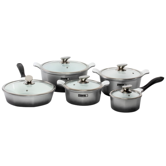 Mundial PA5000-5P Non-Stick Aluminium Cookware Set, Ceramic Coating - 5 Piece