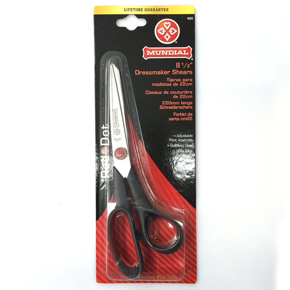 Mundial Red Dot 8-1/2" Dressmaker Shear Scissor 660