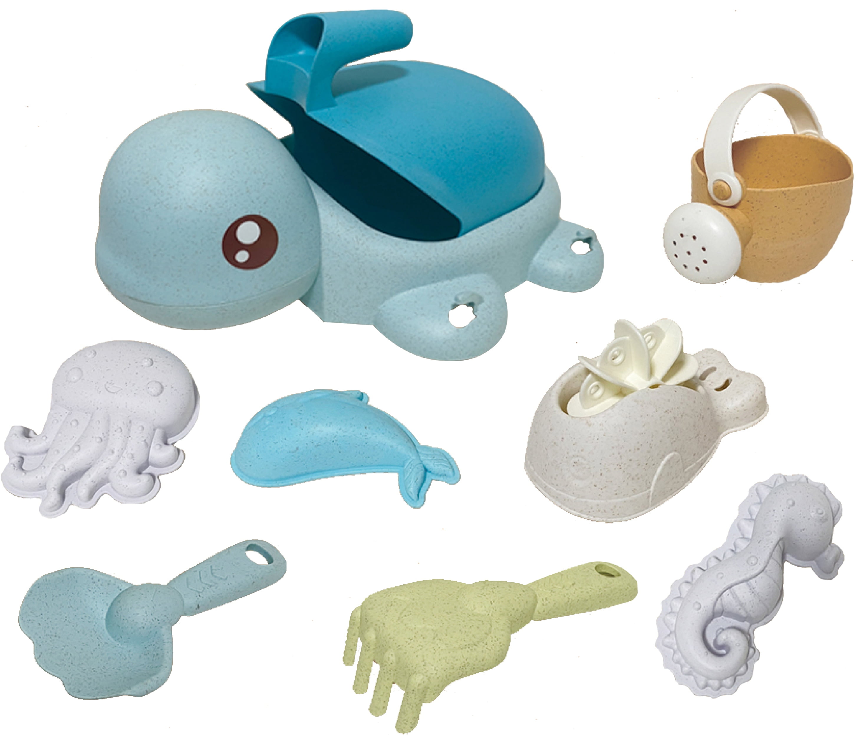 Mundo Toys Beach Sand Toys Set Turtle Organic Materials Soft and Safe