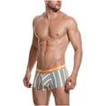thumbnail image 1 of Mundo Unico Colombian Stripes Cotton Boxer Briefs Short Ropa Interior Masculina, 1 of 5