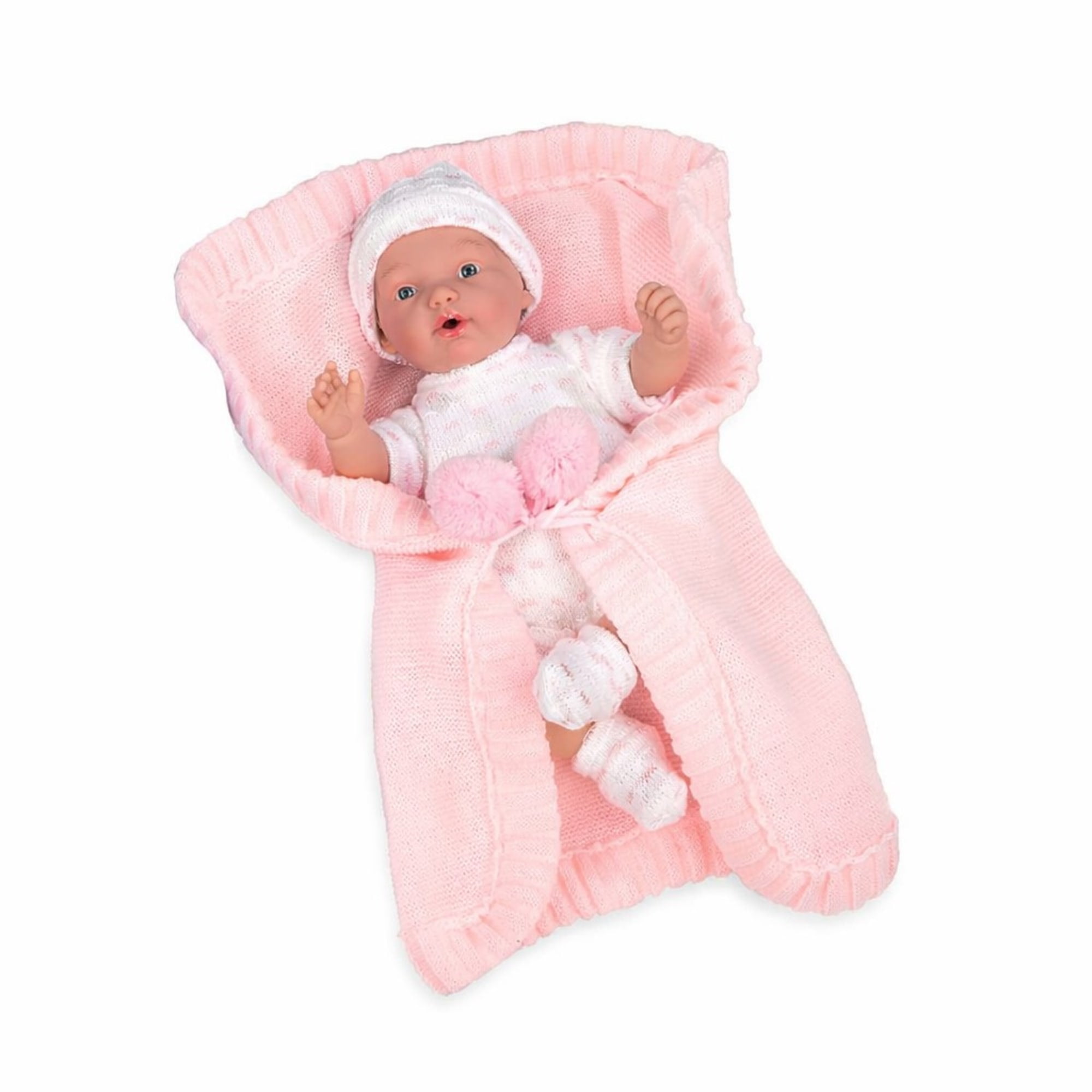 Munecas Arias - Elegance Doll Crying Hanne With Blanket, Pink