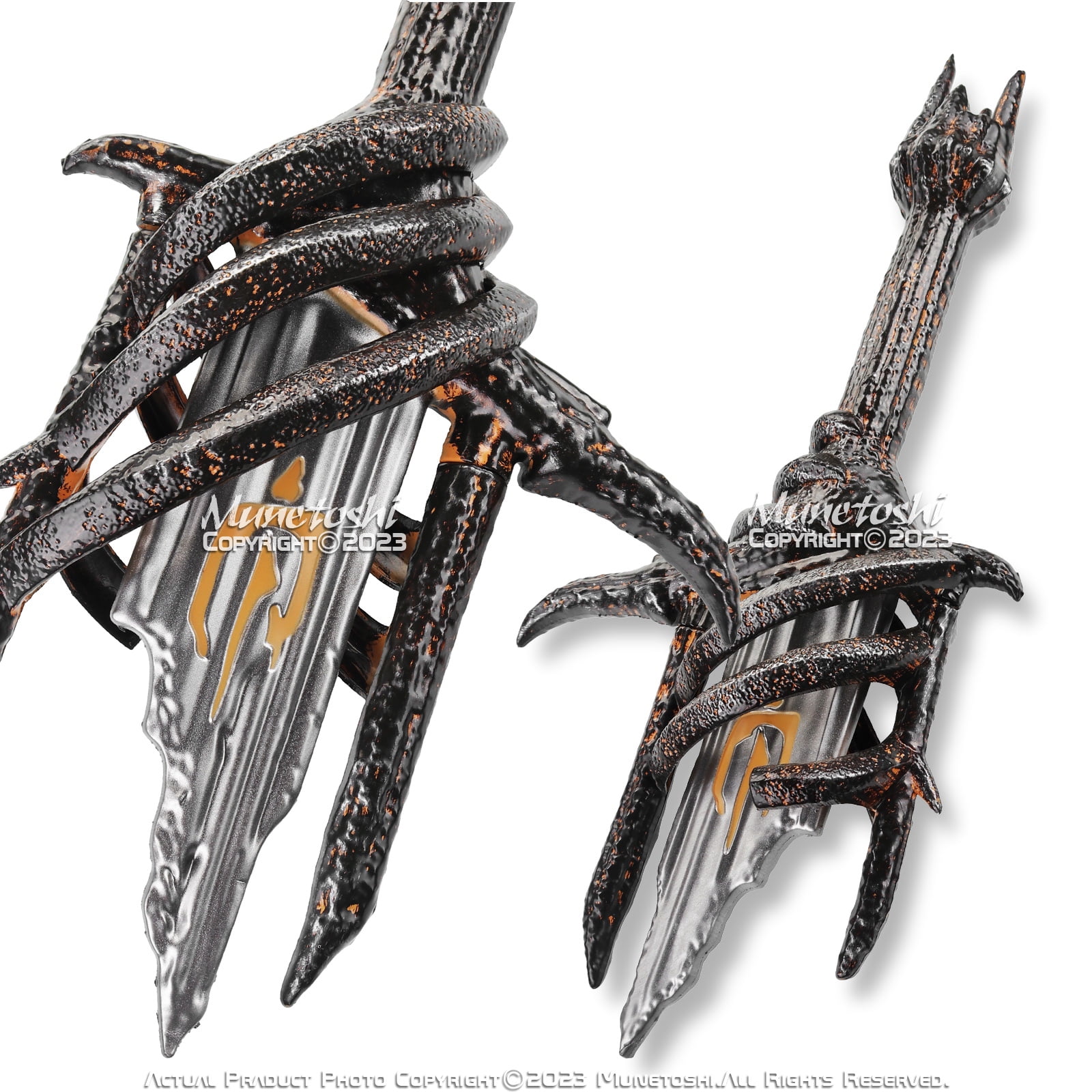 20” Foam Sauron Broken Sword Hilt Power Rings LOTR Fantasy TV