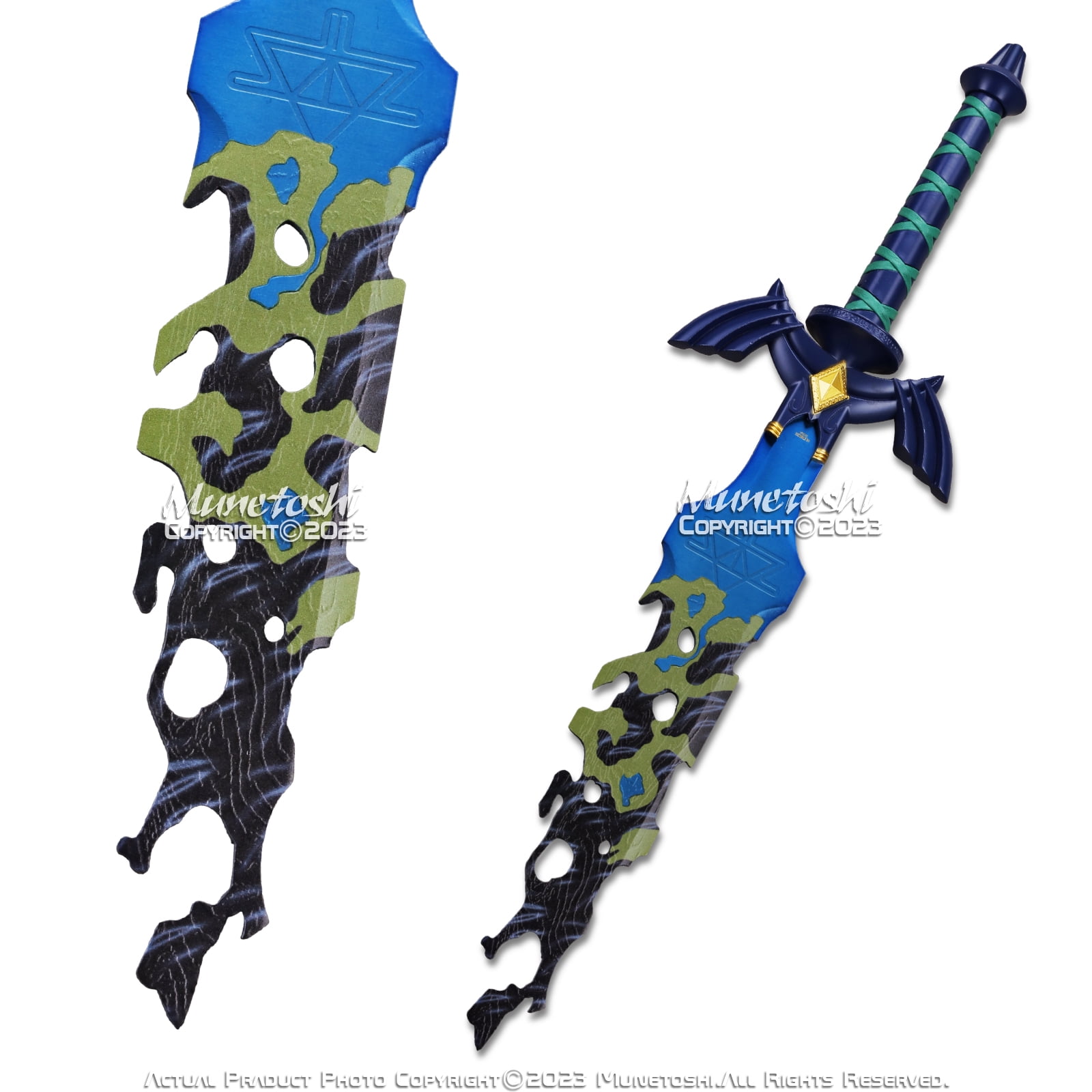 Munetoshi 24” Steel Decayed Master Sword Hilt Tear Kingdom