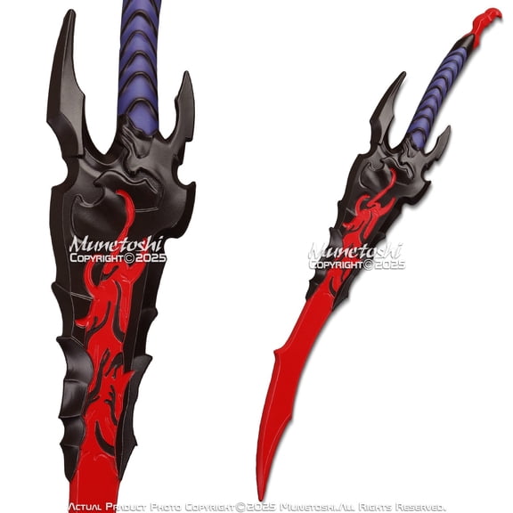 Munetoshi 27.5" Foam Kamish Wrath Guard Solo Replica Anime Cosplay Game Costume Prop Gift Game Halloween