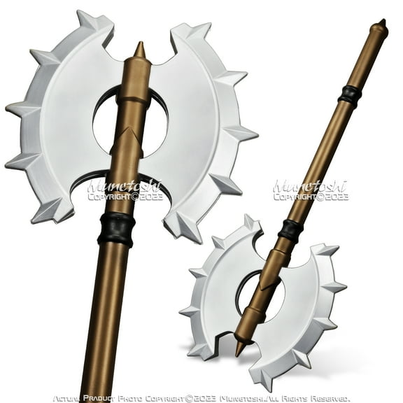 Munetoshi 31 Foam Double-Head Dwarf Axe Fantasy Medieval Renaissance Cosplay