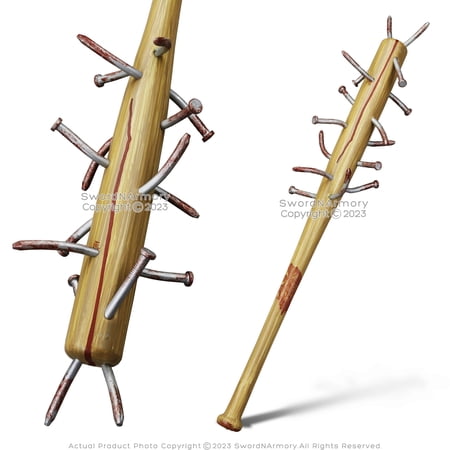 Munetoshi 35” Foam Spiked Nail Baseball Bat Babysitter Steve Stranger Cosplay