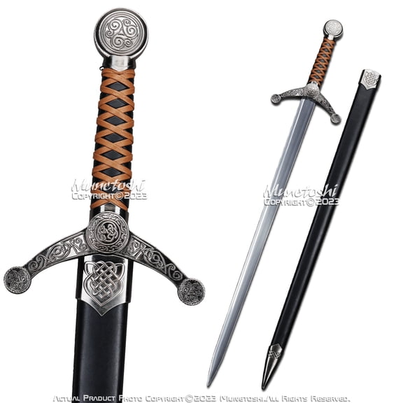 Munetoshi 40.5" Celtic Long Sword Scots Irish Welsh Medieval Cosplay Rainessance