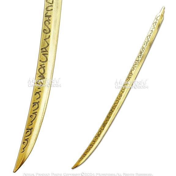Munetoshi 40" Foam Gold Hand of Malenia Sword Katana Blade Elder Ring Replica Cosplay Costume Prop Anime Game