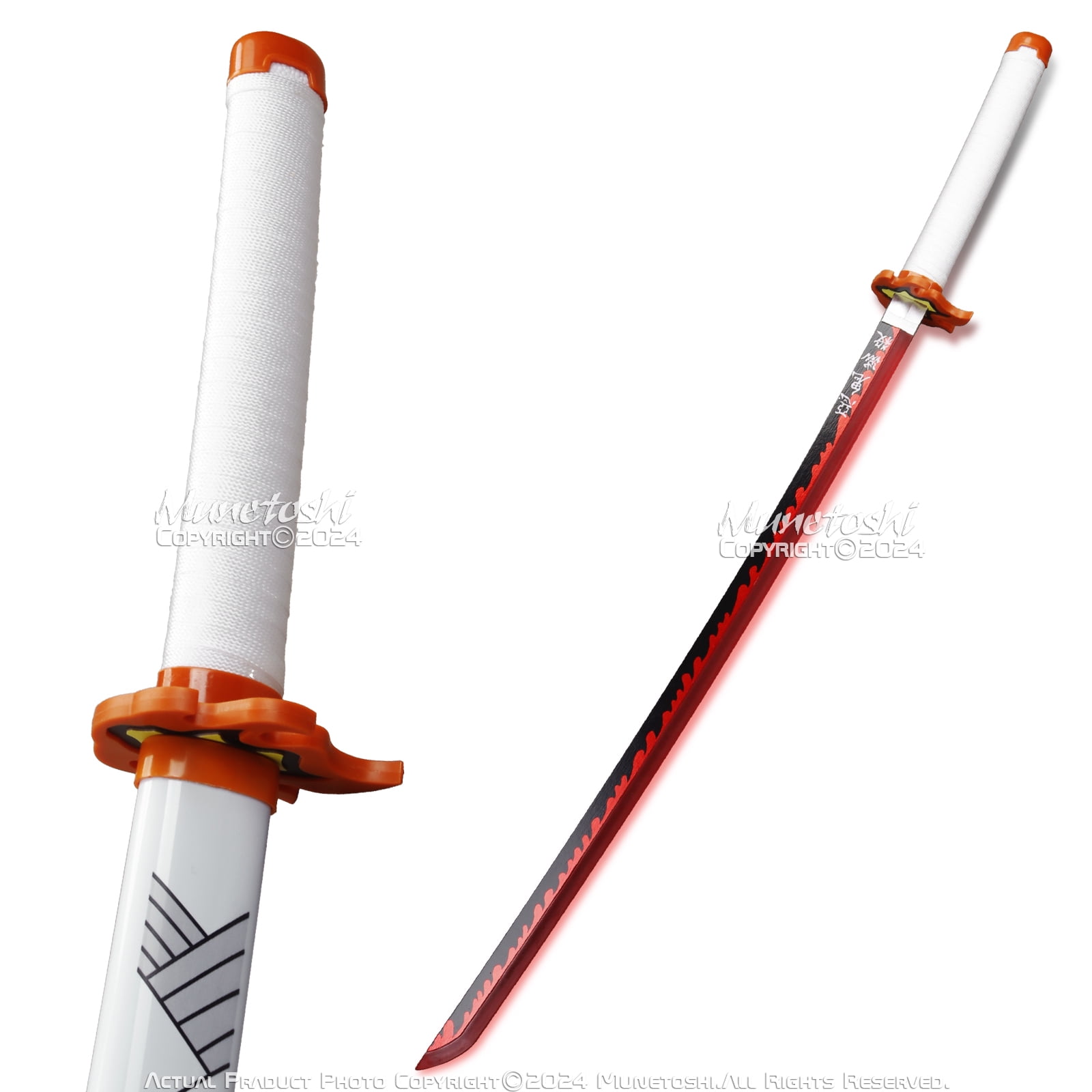 Munetoshi 40” LED Light Plastic Rengoku Kyojuro Nichirin
