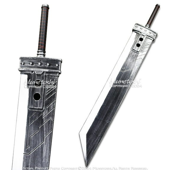 Munetoshi 56.5" Foam Fantasy Buster Sword Replica Textured Blade Cosplay Costume Prop