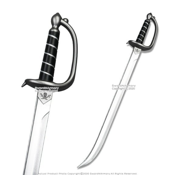 Munetoshi FOAM Classic Caribbean Pirate Cutlass Sword Bow Guard LARP Cosplay Movie Costumes Gift