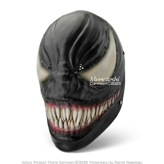 Munetoshi Venom Symbiote Mask Villain Spider Comic Book Movie Horror Sci-Fi Cosplay Prop