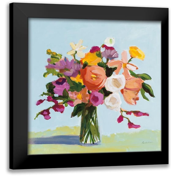 Munger, Pamela 12x12 Black Modern Framed Museum Art Print Titled - August Blooms