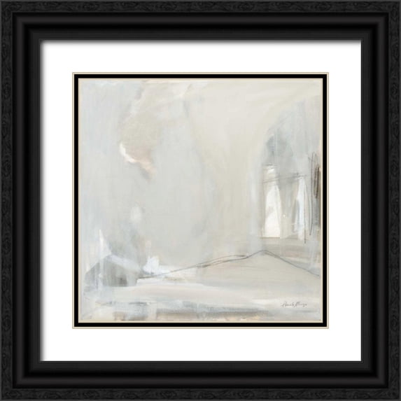 Munger, Pamela 12x12 Black Ornate Wood Framed with Double Matting Museum Art Print Titled - Delicate Gray