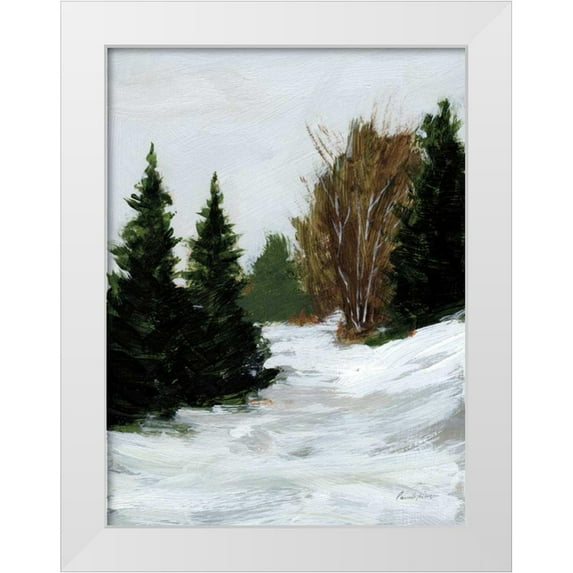 Munger, Pamela 12x14 White Modern Wood Framed Museum Art Print Titled - Winter on Grand Mesa