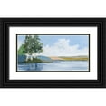 thumbnail image 1 of Munger, Pamela 32x18 Black Ornate Wood Framed with Double Matting Museum Art Print Titled - Eucalyptus on the River, 1 of 4