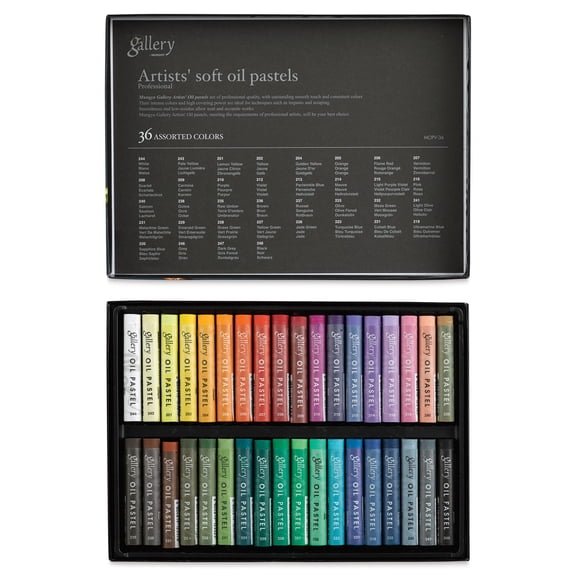 Mungyo Gallery Artists' Soft Oil Pastels - Set of 36