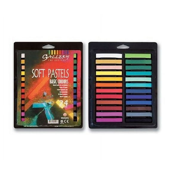 Mungyo Gallery Standard Soft Pastels Blistercard Set of 24 - Assorted Colors