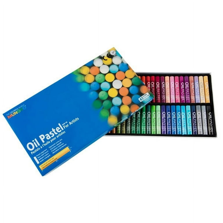 Gallery Oil Pastel Premium, L: 7 cm, 10 mm, Assorted Colours, 48 pc, 1 Pack