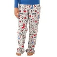 thumbnail image 1 of Muni Munki Womens Snoopy Holiday Family Pajamas Pants,Grey,Medium, 1 of 1