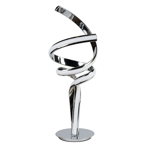 Munich Chrome Table Lamp // Natural White LED Strip & Touch Dimmer