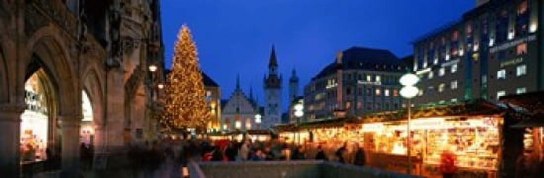 Munich Germany Canvas Art - Panoramic Images (18 x 6)