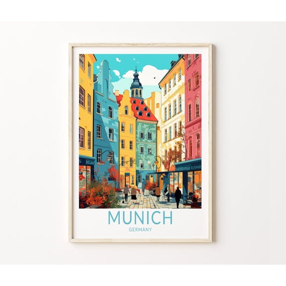 Munich Germany European City Home Decor