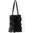 thumbnail image 1 of Municipal Bucket Bags for Women Crossbody Ruffled Hem Shoulder Handbags Hobo Womens Handbags Fashion Designer Shoulder Bags, 1 of 6