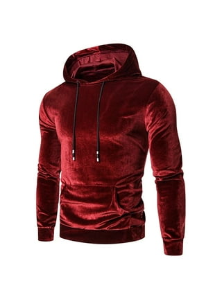 Pure velvet hoodie top