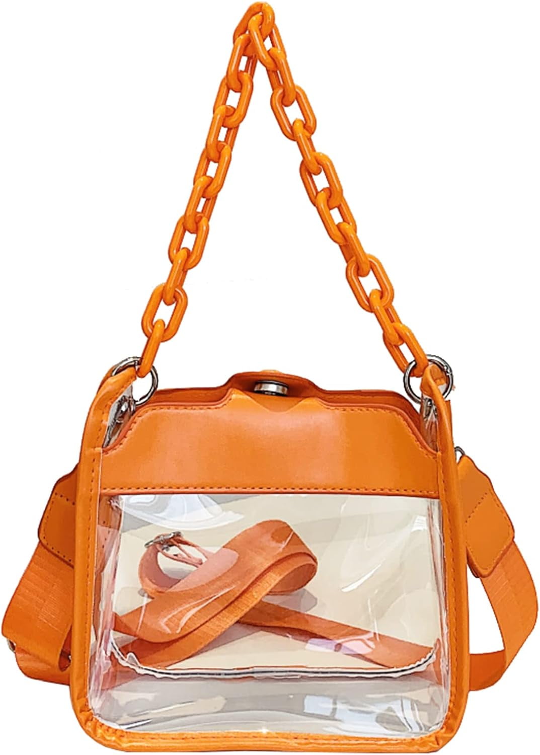 Municipal Clear Purses for Women Clear Crossbody Bags Game Day Bag