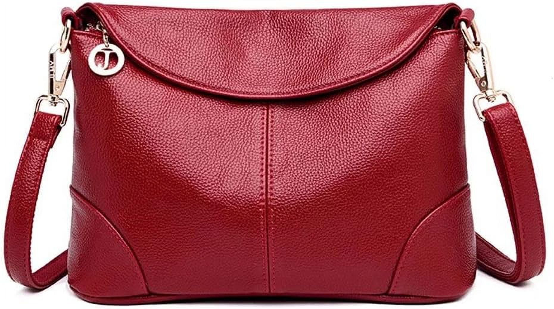 Municipal Crossbody Bag for Women Shoulder Hobo Purse Roomy Leather Handbag Multi Pockets Messenger Satchel