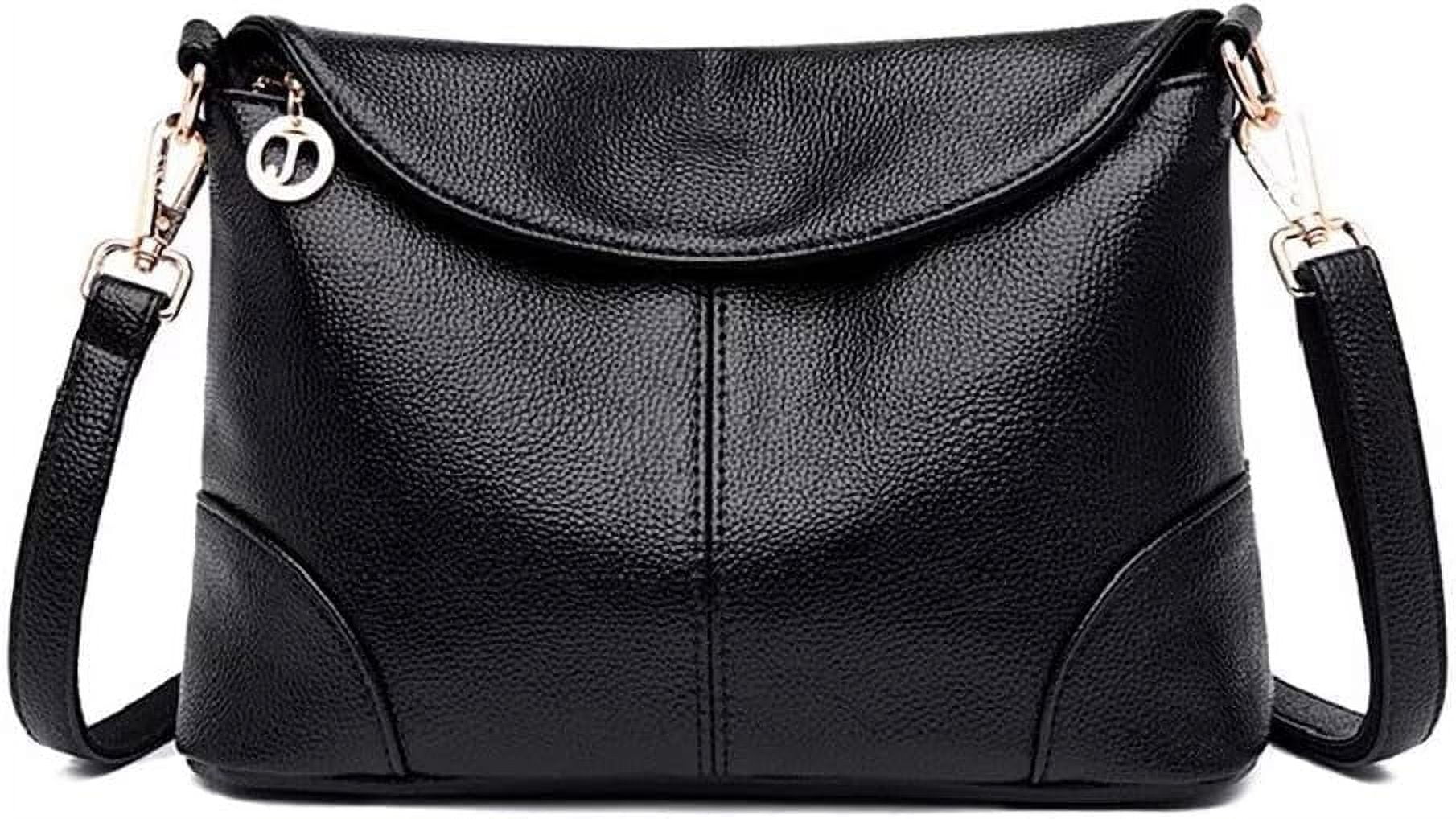 Municipal Crossbody Bag for Women Shoulder Hobo Purse Roomy Leather Handbag Multi Pockets Messenger Satchel
