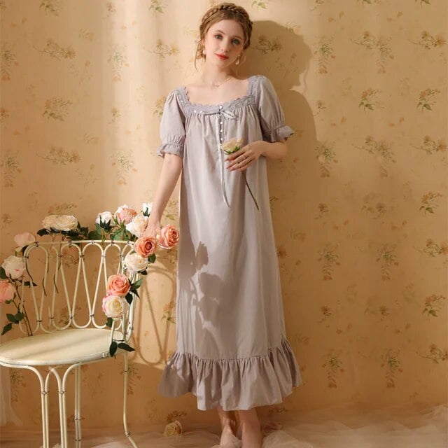 Municipal Fairy Women Sweet Long Sexy Nighty Peignoirs Vintage ...