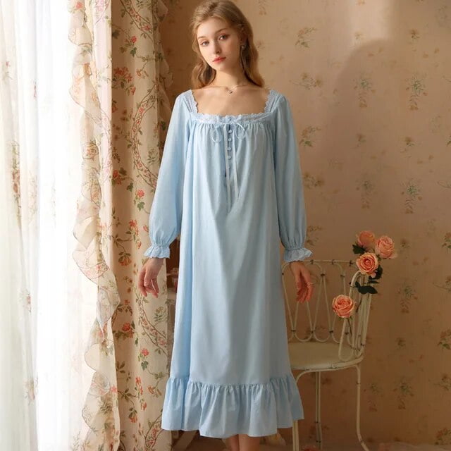 Municipal Fairy Women Sweet Long Sexy Nighty Peignoirs Vintage ...