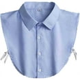 thumbnail image 1 of Municipal Fake Collar Shirt Detachable Collar Half Shirt Blouse Dickey Collar for Men Women, 1 of 1