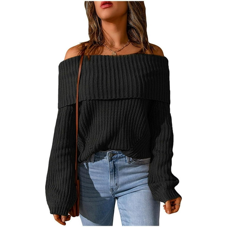 Off the shoulders sweaters best sale