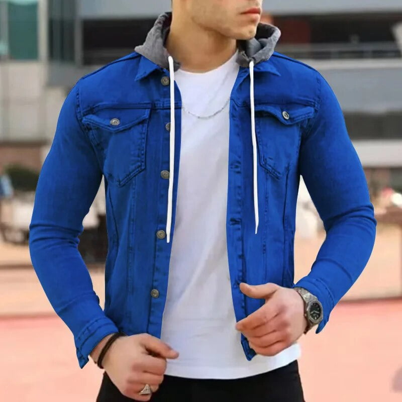 Municipal Fashion Winter Denim Jacket Men Autumn Men's