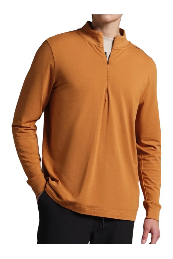 Men's Enduro Stretch 1/2-Zip Pullover Sweater, X-Large Copper -