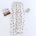 thumbnail image 1 of Municipal New100% Cotton Gauze Sleepwear Women's Cotton Long Pajamas Pants Women Loungewear Strawberry Print Autumn Loose Pants, 1 of 6