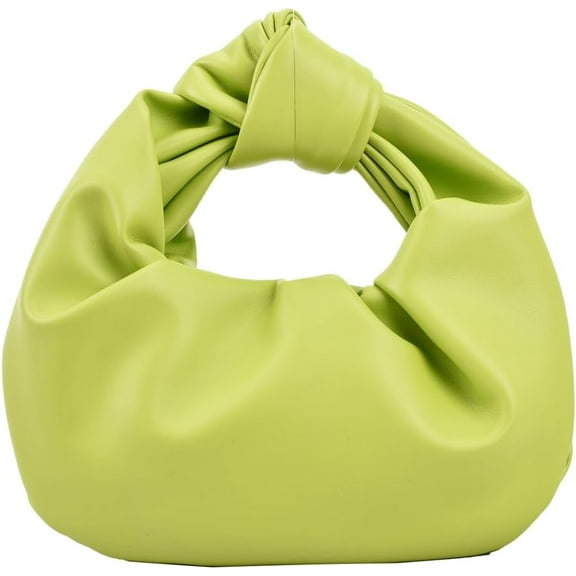 HLSOHJP Ruched Clutch Purse for Women Knot Handbag Purse Chic Pleated Purse Y2K Aesthetic Dumpling Cloud Bag