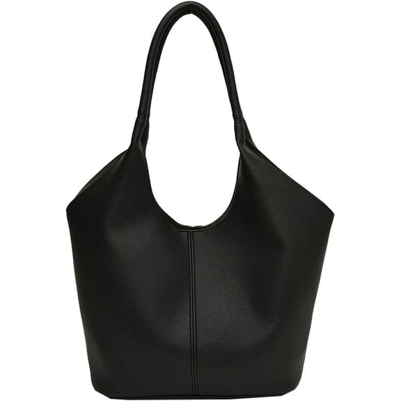 HLSOHJP Shoulder Bag for Women Soft PU Leather Casual Trendy Handbags Tote Bag Purses For Everyday Use