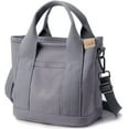 thumbnail image 1 of HLSOHJP Small Tote Bag with Zipper Tote Bag for Women Canvas Crossbody Bag Shoulder Bag Satchel Hobo Bag Messenger Bag, 1 of 7