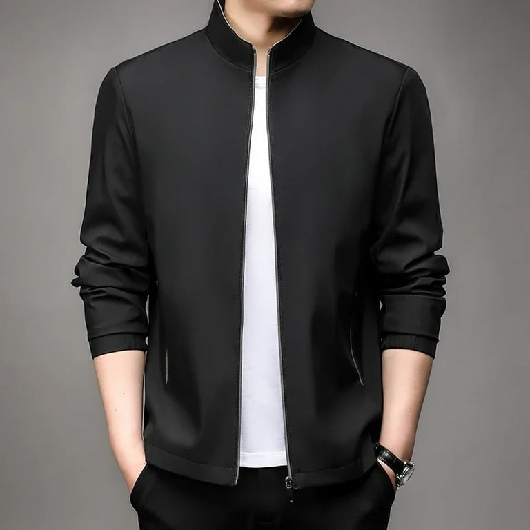 Stand Collar Slim Zipper Jacket Stand Collar Slim Zipper Jacket