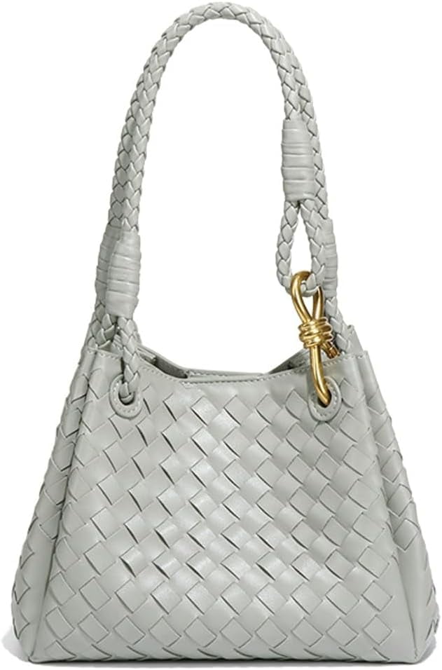 MadGrandeur Small Hobo Purse For Women | Faux Leather Shoulder Bag, Cute Evening Clutch